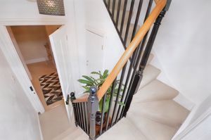Staircase to second floor - click for photo gallery